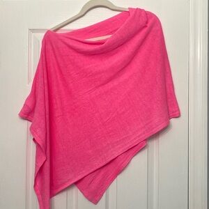 Lilly Pulitzer Vibrant Pink Shawl Wrap
